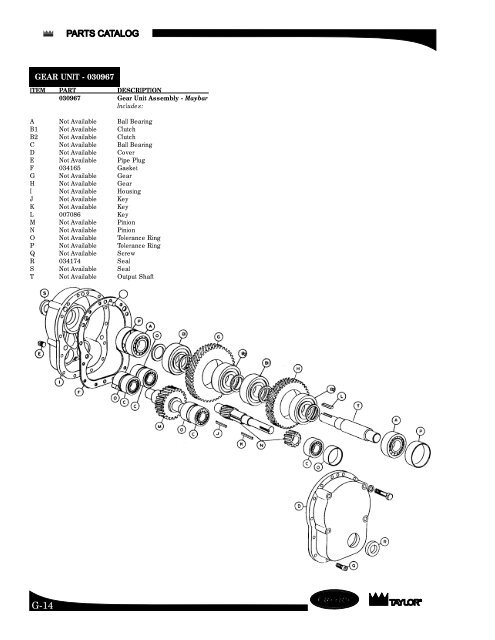 PARTS CATALOG