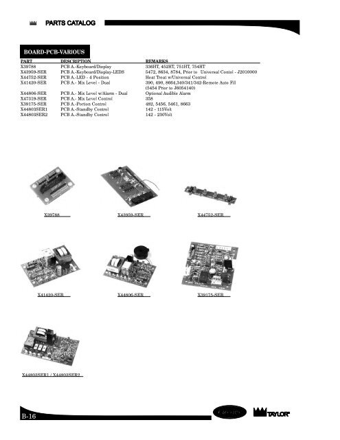 PARTS CATALOG