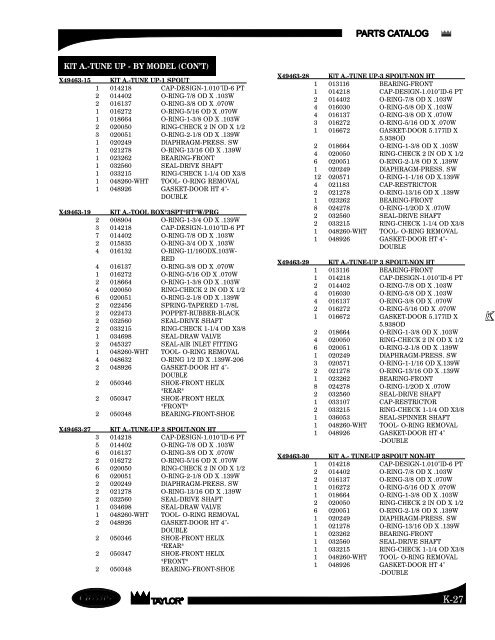 PARTS CATALOG