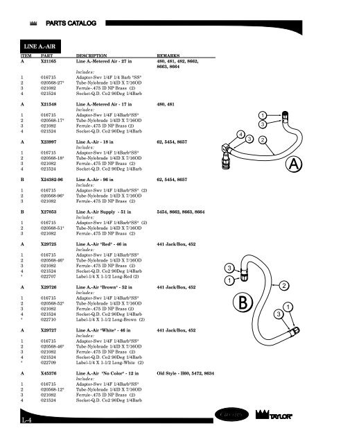 PARTS CATALOG