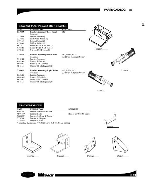 PARTS CATALOG