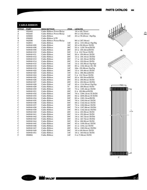 PARTS CATALOG