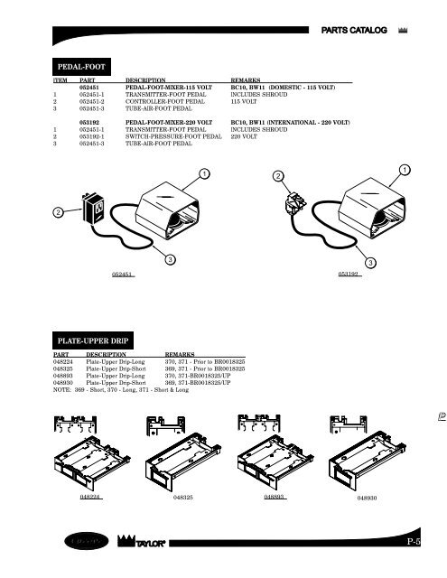 PARTS CATALOG