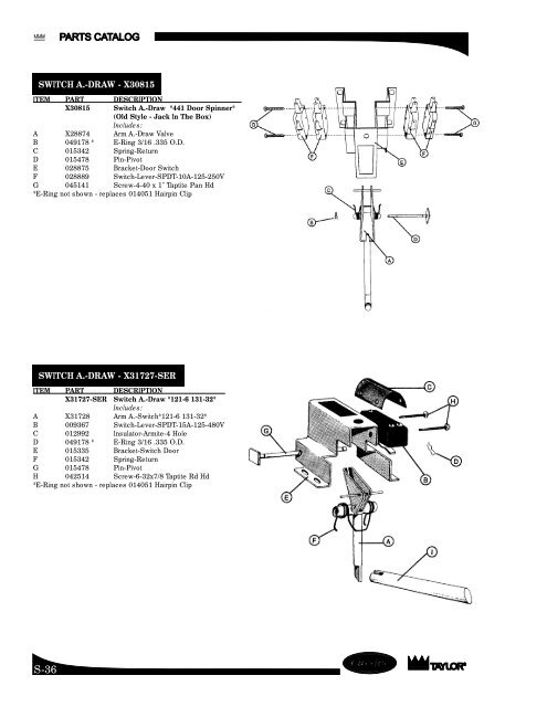 PARTS CATALOG