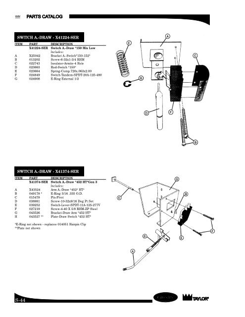 PARTS CATALOG