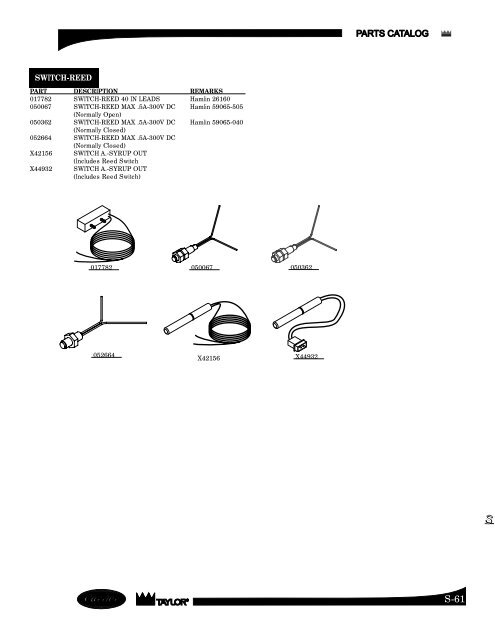 PARTS CATALOG