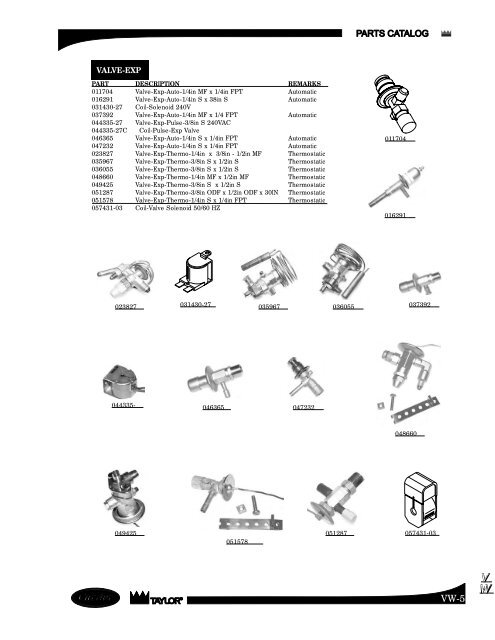 PARTS CATALOG