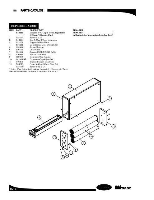 PARTS CATALOG