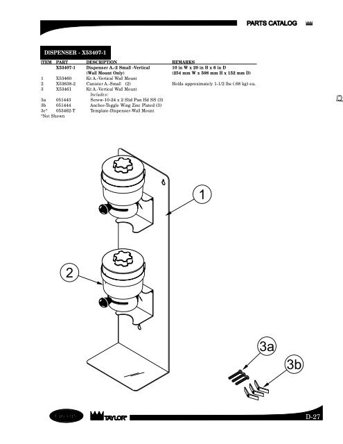 PARTS CATALOG