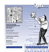 Flyer ISKA-Schuldnerberatung