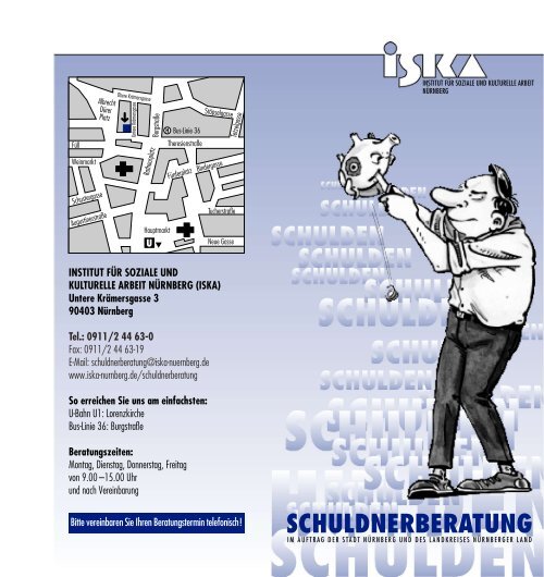 Flyer ISKA-Schuldnerberatung