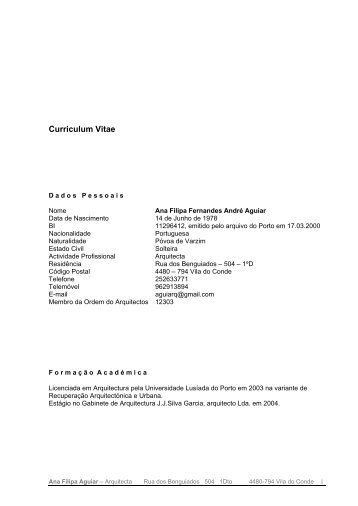 Curriculum Vitae