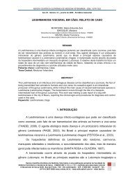 LEISHMANIOSE VISCERAL EM CÃES: RELATO DE ... - Revistas