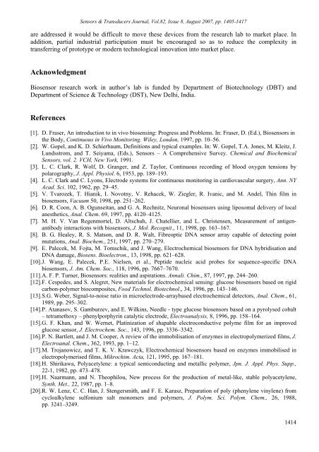 Bio-Techniques in Electrochemical Transducers: an Overview