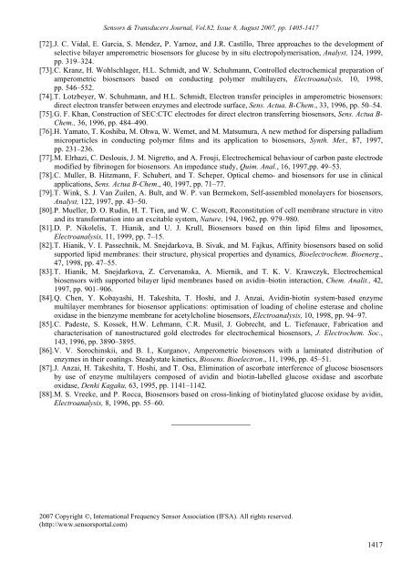 Bio-Techniques in Electrochemical Transducers: an Overview