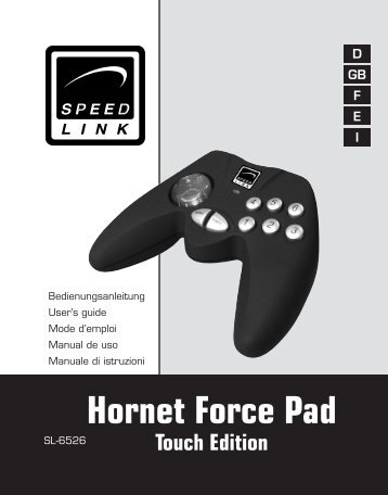 Hornet Force Pad Touch Edition - Speed Link