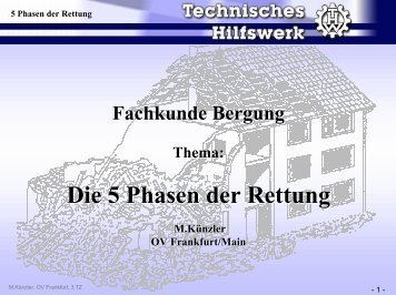 Die 5 Phasen der Rettung - THW Ortsverband Warburg