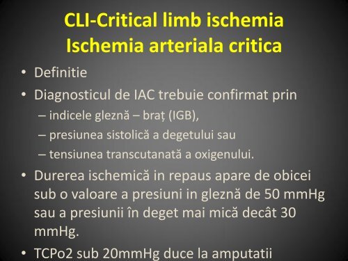 Arteriopatia periferica - TASC COnsensus