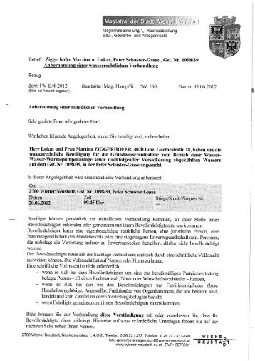 Ziggerhofer Martina u. Lukas, Peter Schuster-Gasse ‚ Gst. Nr. 1098/39