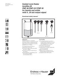 FMP 40, FMP 41C, FMP 45 - Endress+Hauser