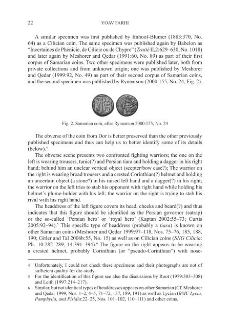 Israel Numismatic Research - Institute of Archaeology