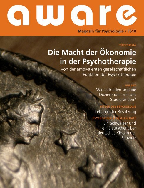 aware-Ausgabe FS10 - aware – Magazin für Psychologie