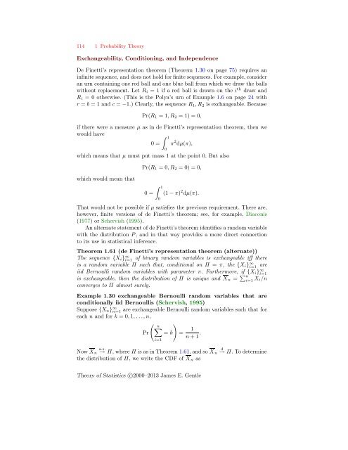 Theory of Statistics - George Mason University