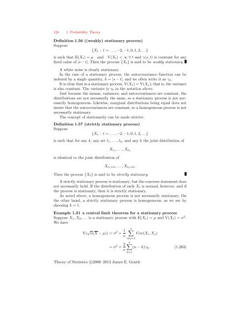 Theory of Statistics - George Mason University