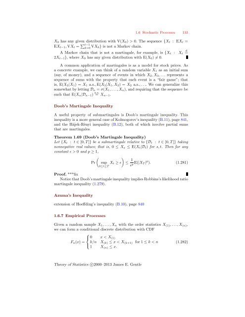 Theory of Statistics - George Mason University