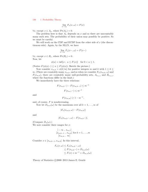 Theory of Statistics - George Mason University