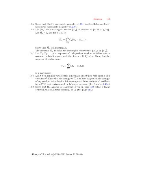 Theory of Statistics - George Mason University