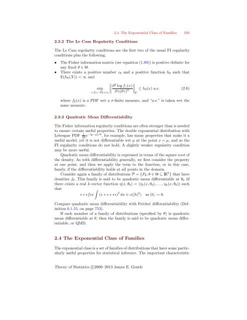 Theory of Statistics - George Mason University