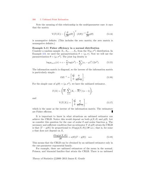 Theory of Statistics - George Mason University