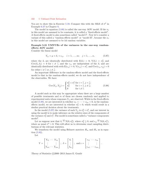 Theory of Statistics - George Mason University