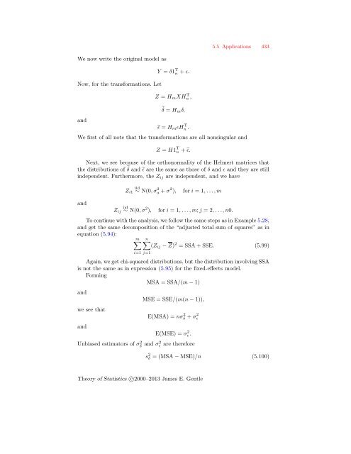 Theory of Statistics - George Mason University