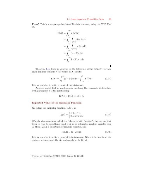 Theory of Statistics - George Mason University