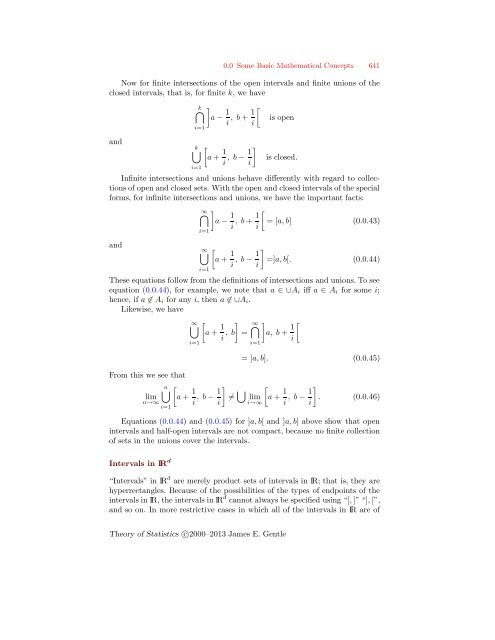 Theory of Statistics - George Mason University