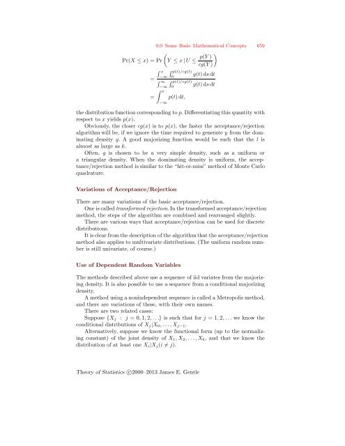 Theory of Statistics - George Mason University