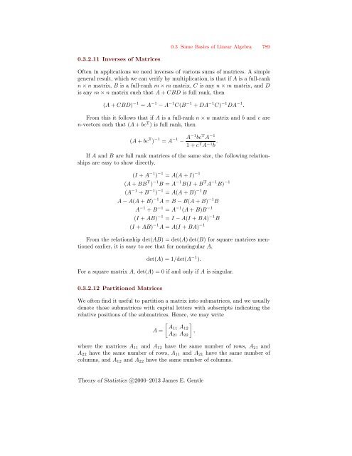 Theory of Statistics - George Mason University