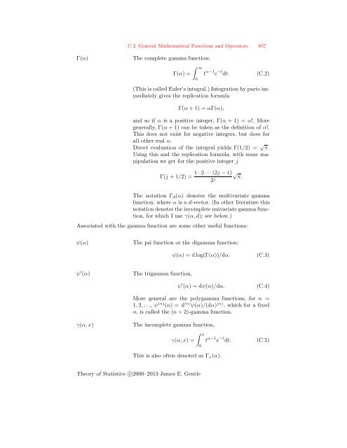 Theory of Statistics - George Mason University