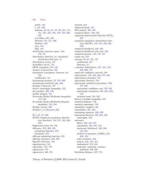 Theory of Statistics - George Mason University