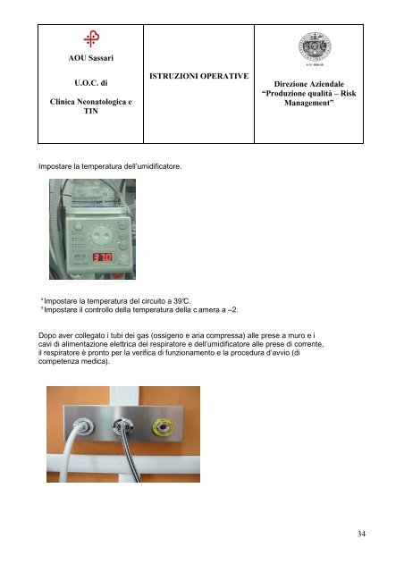 PDEL_2012_0000435_istruzioni operative ... - Aou Sassari