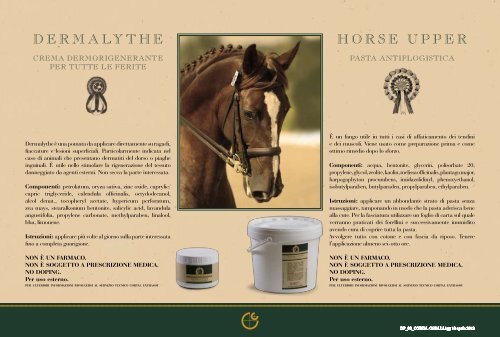 prodotti per l 'alimentazione e la cura del cavallo - cortal extrasoy spa