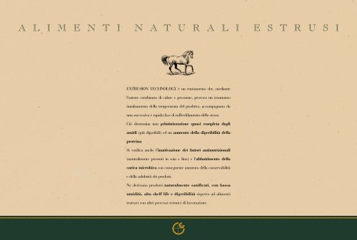 prodotti per l 'alimentazione e la cura del cavallo - cortal extrasoy spa