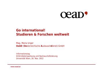 OeAD - Universität Wien