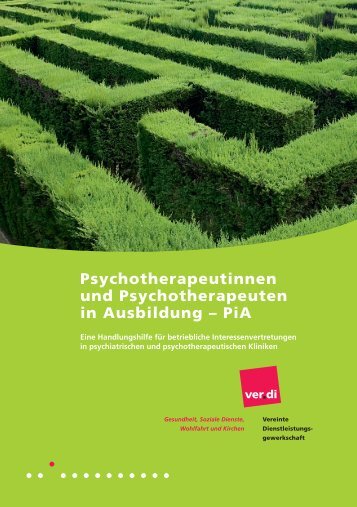 Psychotherapeutinnen und Psychotherapeuten in Ausbildung – PiA