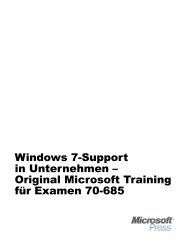 70-685 Windows 7 Support in Unternehmen.pdf - Gattner