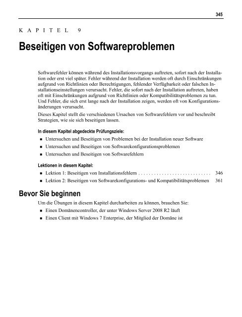 70-685 Windows 7 Support in Unternehmen.pdf - Gattner