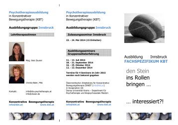 Folder KBT-Innsbruck2013+2014 - Konzentrative Bewegungstherapie