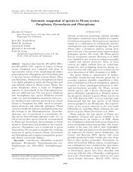 Systematic reappraisal of species in Phoma section ... - Mycologia